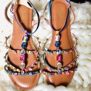 Jeweled Candie’s Sandles size 9